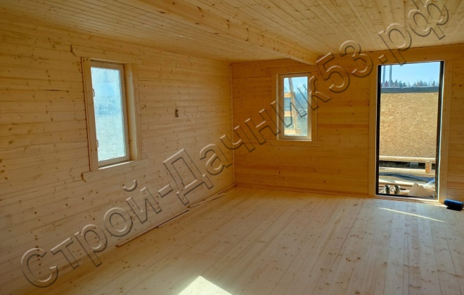 4 Каркасно-щитовая баня 6х8, 48М², Московская область, Истринский район, деревня Подпорино (9)